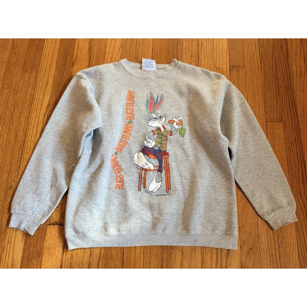 90's Looney Tunes Crewneck Sweatshirt 'Bugz' Bugs Bunny sz Medium
